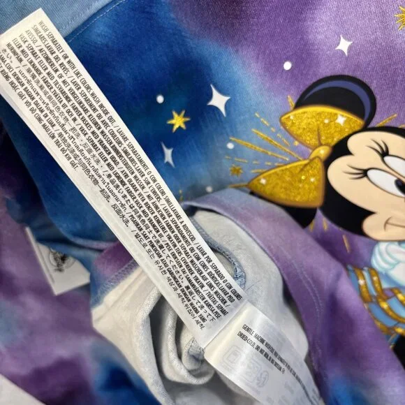 NWT Disney 50 Spirit Jersey Tie Dye Shirt Womens XXL Walt Disney Mickey Minnie - Picture 11 of 15